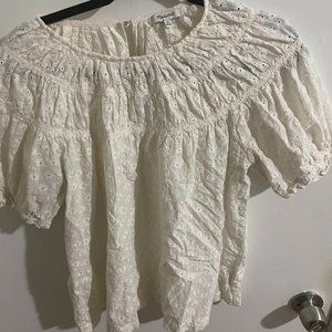 Madewell Eyelet Top